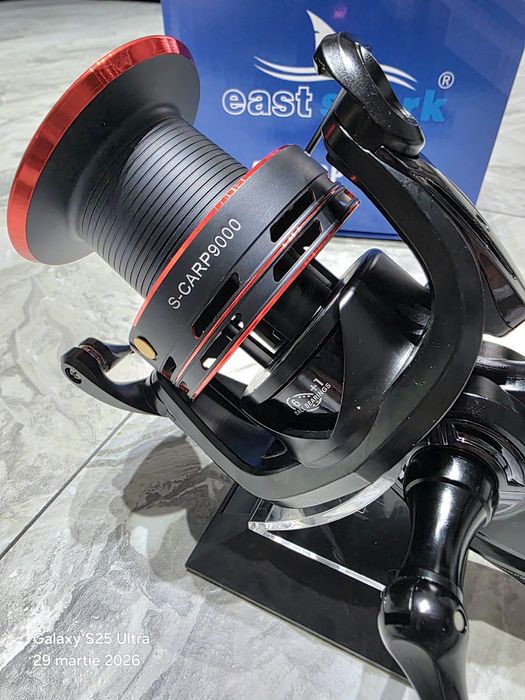 SET 4 Mulinete EastShark S CARP 9000 6+1RULMENTI NEW 2026
