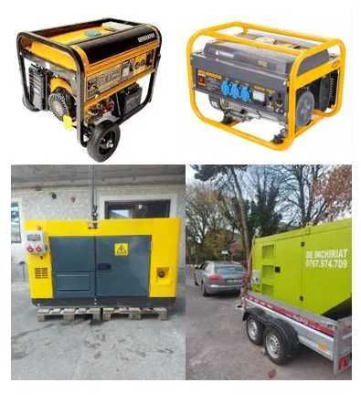 Inchiriez/inchiriere generatoare curent intre 3 KW pana la 50 KW (KVA)