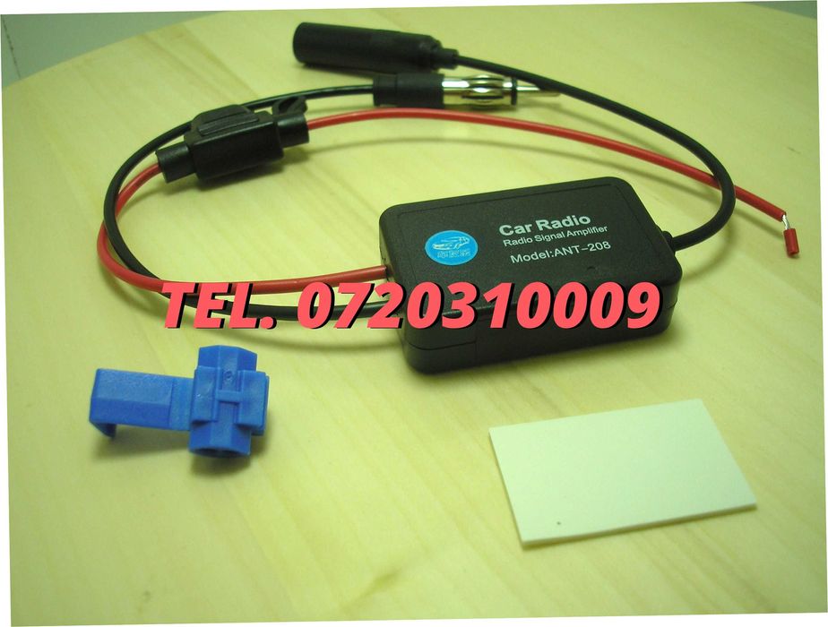 Amplificator De Semnal Antena Radio Auto Camioane Etc Fm 12v