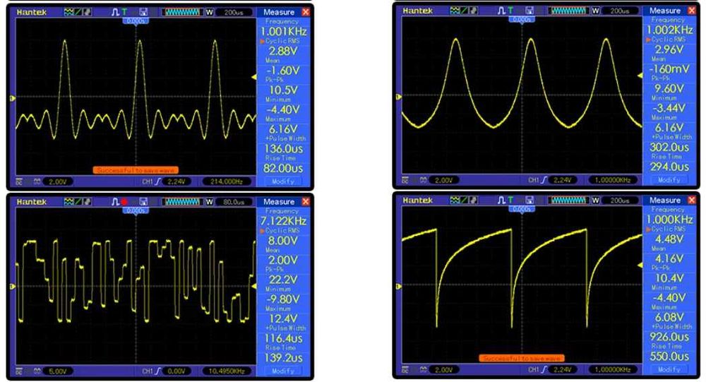 FG-200 Функционален Сигнал Генератор на Сигнал Източник 0.01Hz-500KHz Честотен Брояч DDS Функция Синусоидална + Квадратна + Трионна Форма на Вълната