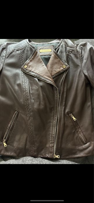 Дамско кожено яке Massimo Dutti