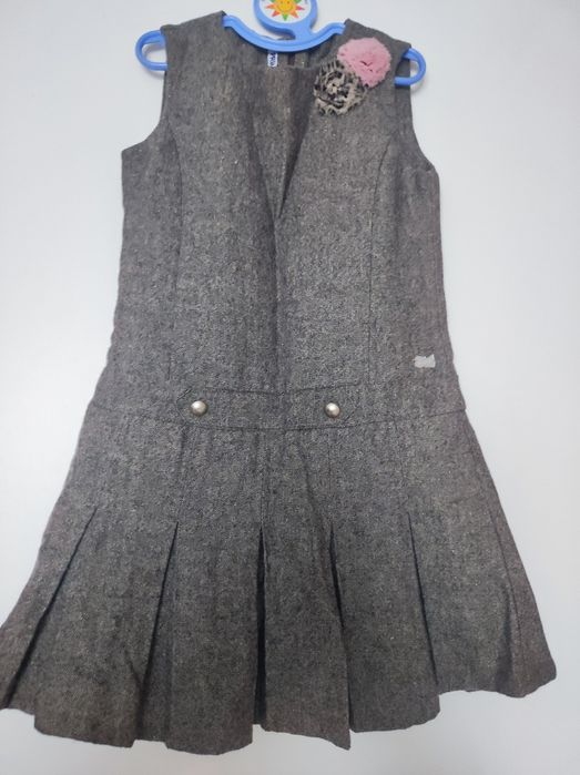 Тёплое платье для девочек