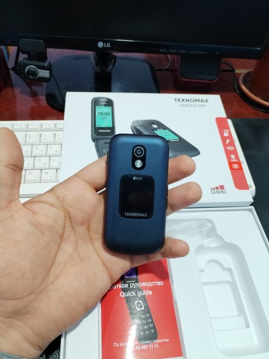 Texnomax Gusto DUOS 2ta simkarta, bitta fleshka zvonok zapis fonarik c