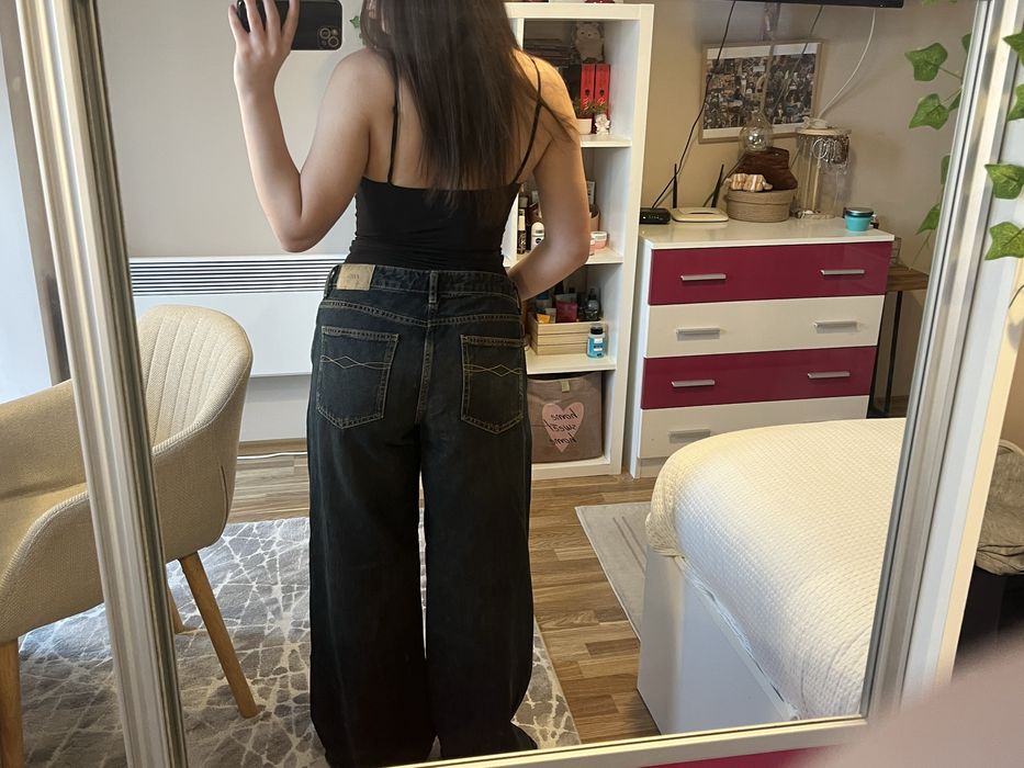 Тъмносини дънки Zara