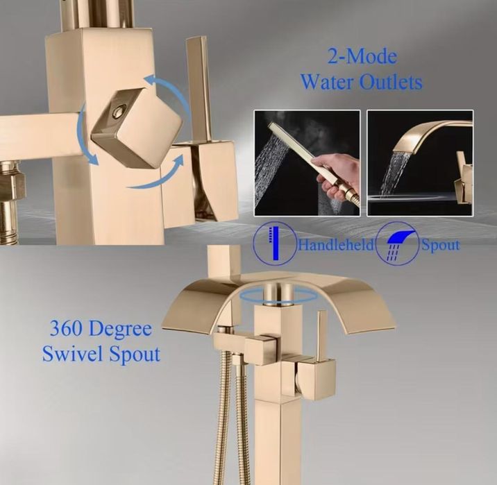 Baterie cada freestanding aurie