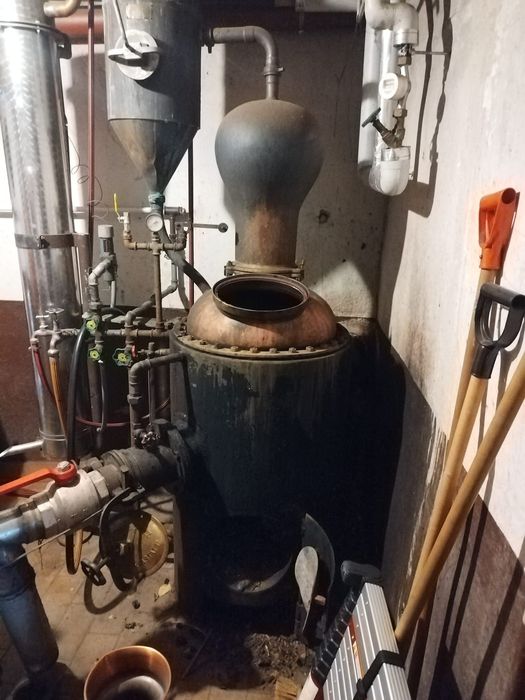 Cazan Distilare Profesional MÜLLER – Cupru și Inox, Coloană de Rafinare, Instalație Completă