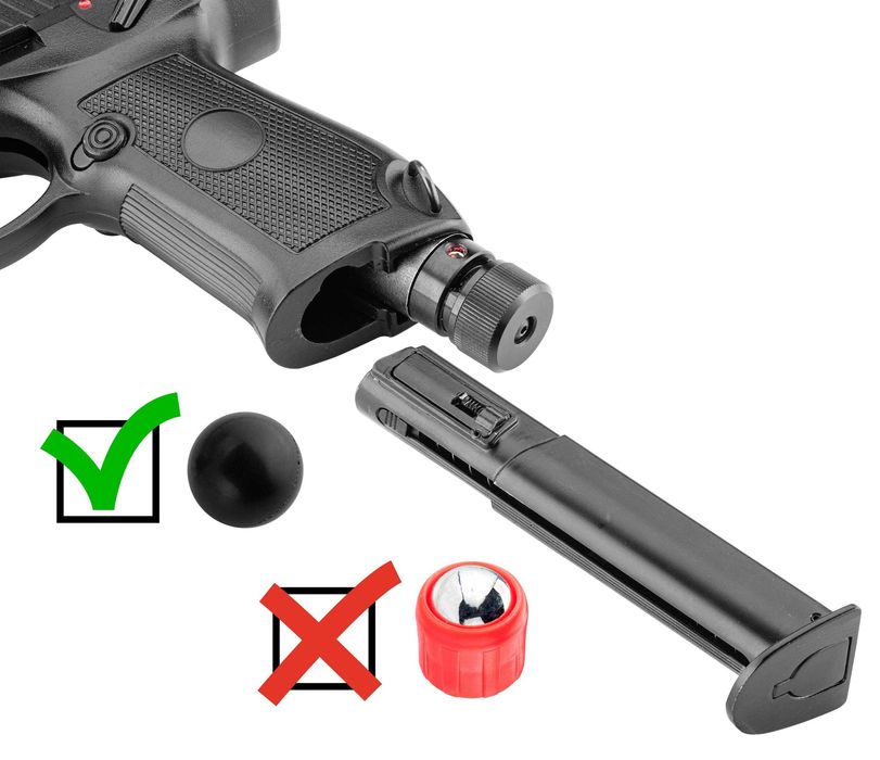 Pistol CO2 TRANSFORMAT TAURUS PT92!! *5.5J* (Performanță Îmbunătățită)