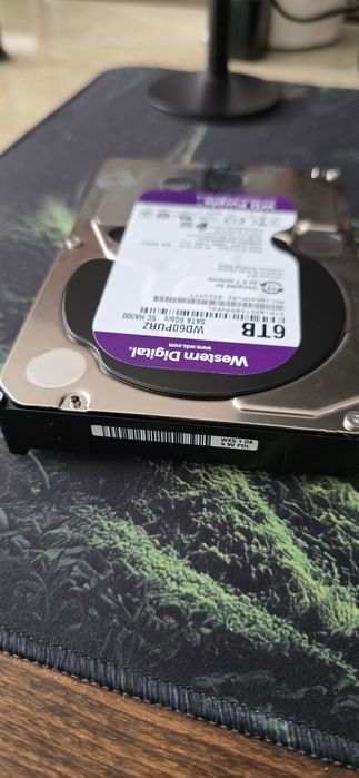 *НОВ* 6TB HD Western Digital Purple WD Internal Hard Drive SATA 3.5"