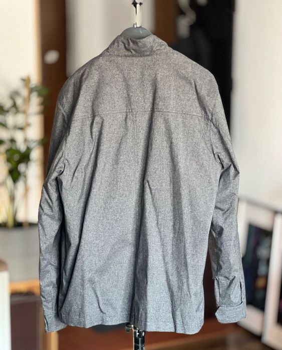 Adidas Jacket Mens M Grey Convertible Full Zip Utility Pocket