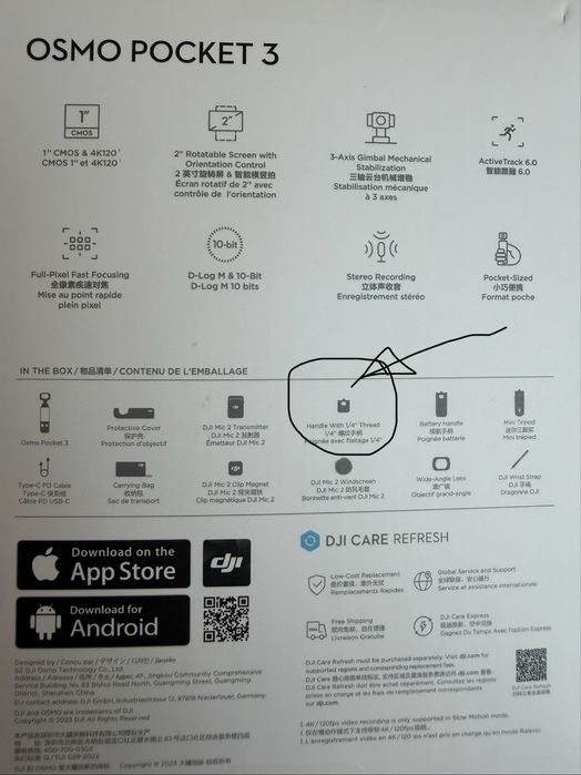 Dji Osmo Pocket 3 creator combo