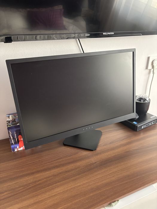 Set 2 monitoare de gaming HP OMEN 24” si suport de birou articulat