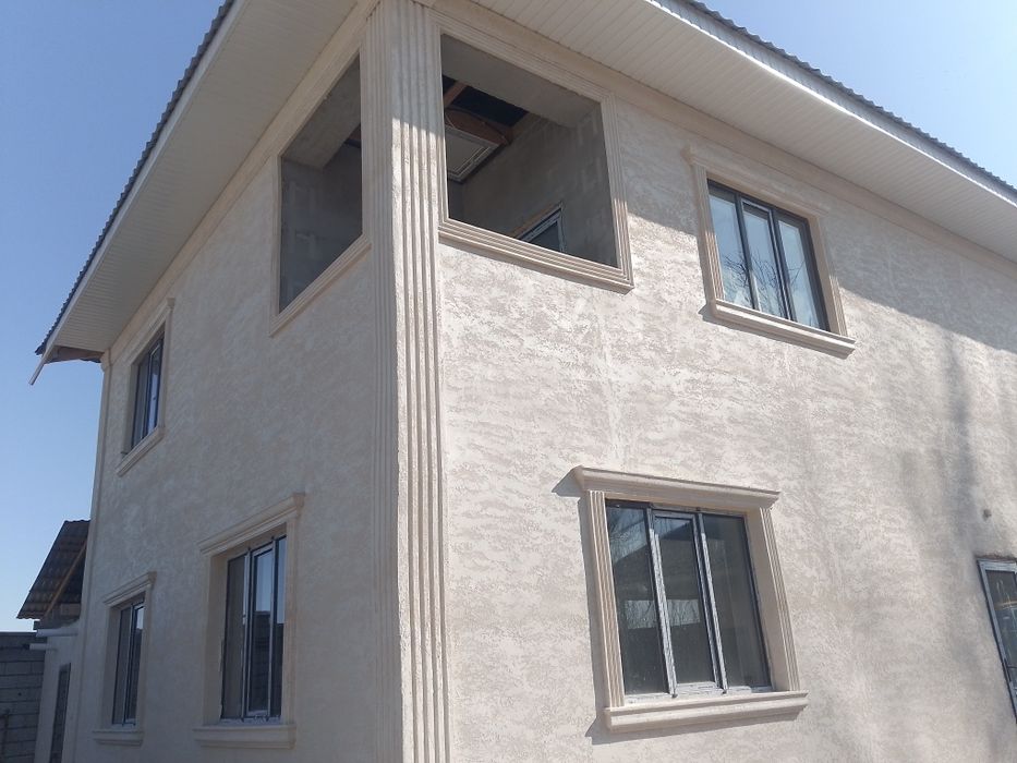 Фасад житкий травертин