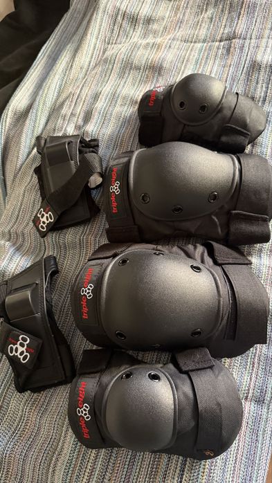Протектори за лонгборд, скейтборд и тротинетка Triple Eight Little Tricky Skate Pads 3-pack (M)