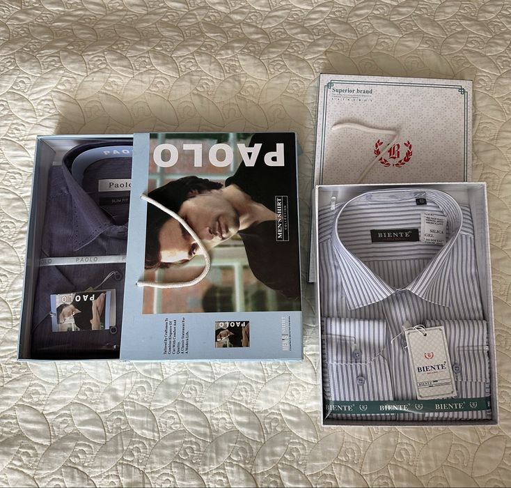 Мужские рубашки в коробке