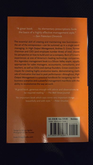 High Output Management - Andrew S. Grove