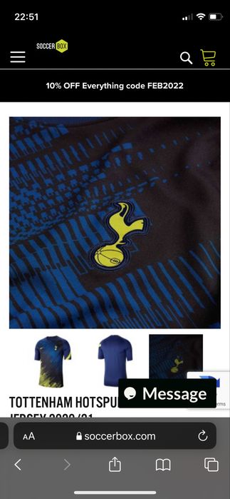 Tricou Totthenham marimea S editite limitata