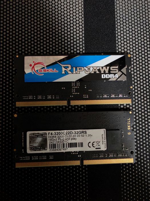 16x2, 32gb ram ddr4 3200mhz g skill