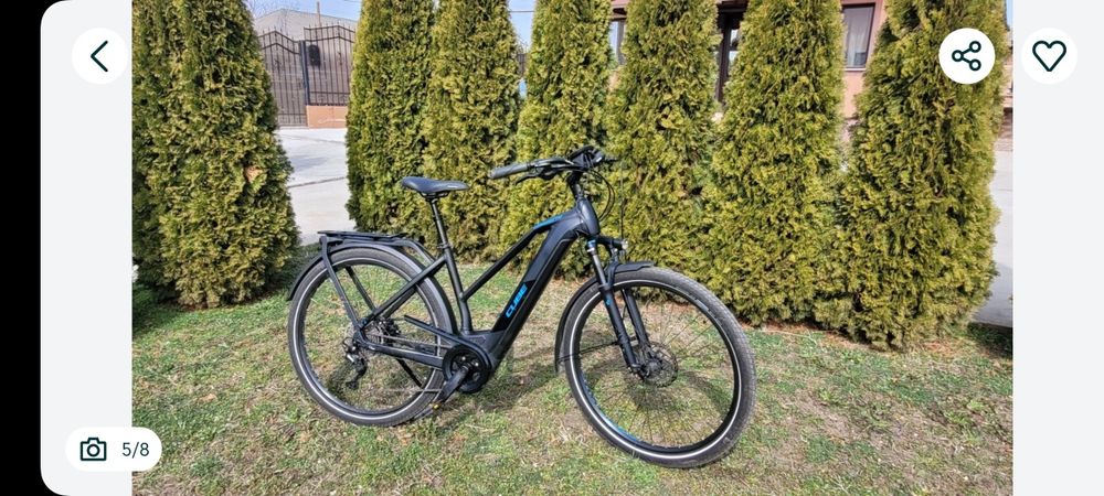 Bicicleta electrica Cube Kathmandu Hybrid Pro 625 Black Blue
