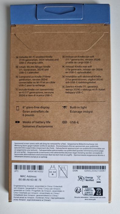 Amazon Kindle 2024г.