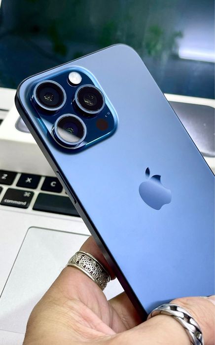 iPhone 15 PRO blue cu 96% Bateria