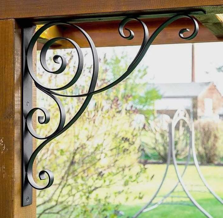 Конзоли рафтодържачи стойки ъгли рафтове мивки фенери от ковано желязо