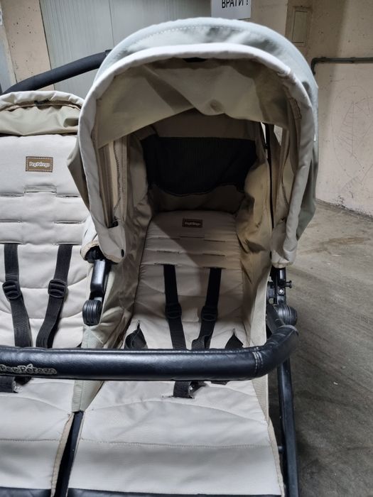 Peg Perego book  for two - столчета, адаптер, дъждобран