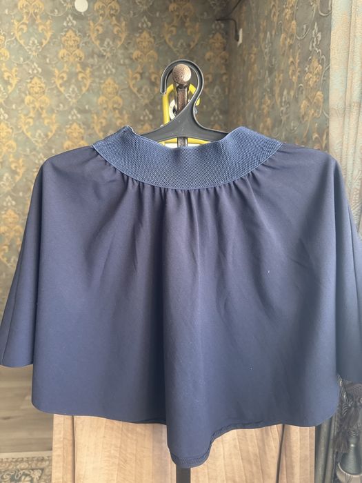 Юбка школьная темно-синяя