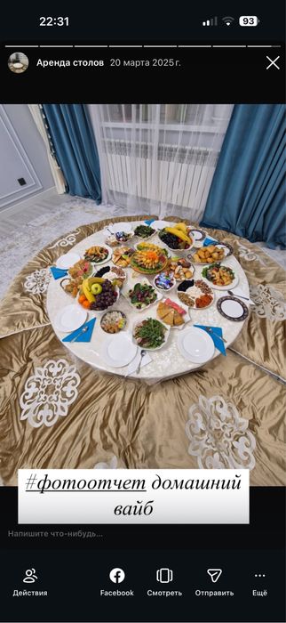 Продам круглые столы с комплектующими