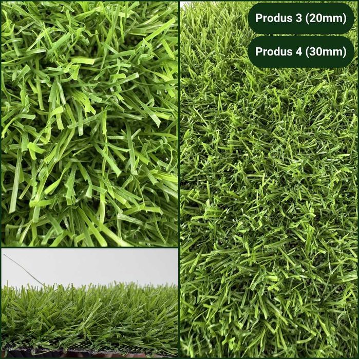 Gazon artificial, modele cu fir pana la 40mm, Terasa, Curte, Loc Joaca