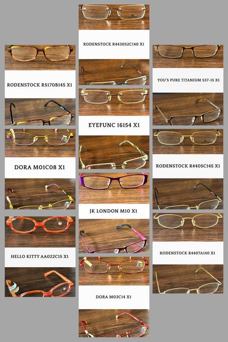 Rame de ochelari originale - Rodenstock, Hello Kitty, si multe altele.