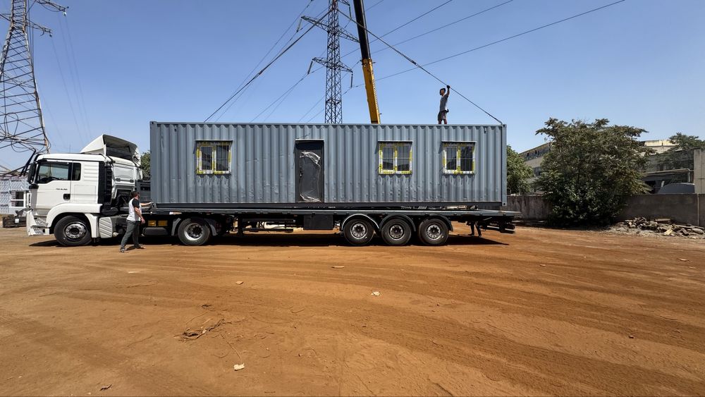 Konteynir ofis контейнер под офис 40 футовы