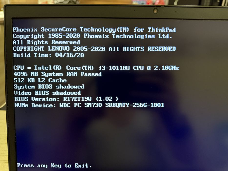 Lenovo ThinkPad L15 Gen 1