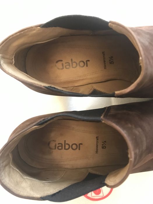 Ghete Gabor din piele naturala