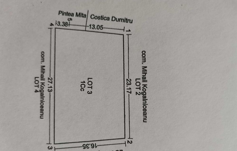 Vand teren intravilan in Mihail Kogalniceanu