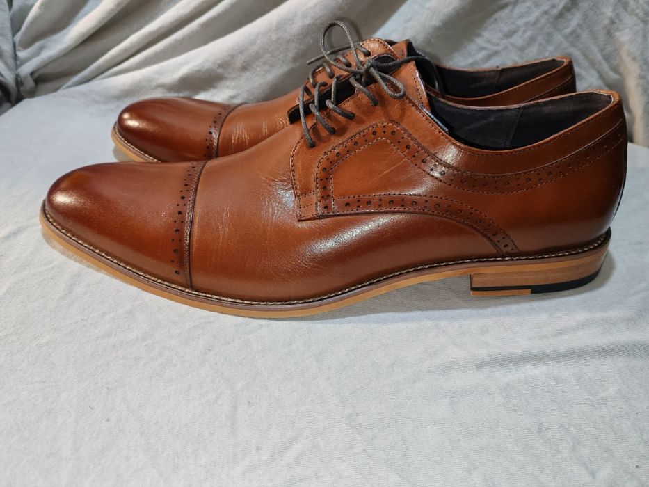 Мъжки официални обувки от естествена кожа Stacy Adams №48