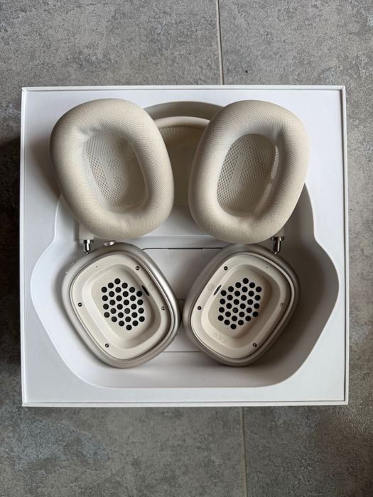 Apple AirPods Max Starlight – оригинални, перфектно състояние