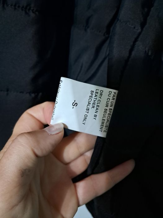 Geaca parka blana naturala
