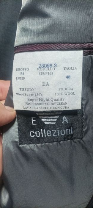 Costum bărbătesc de colecție marca Emporio Armani