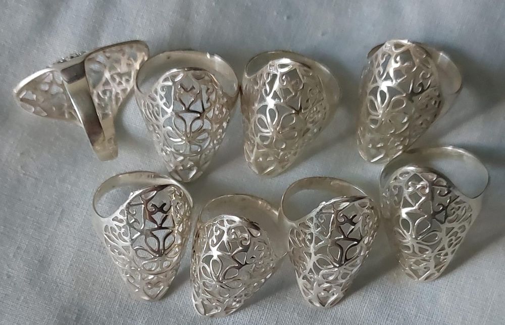 Серебряное кольцо (ручная работа), 925 проба