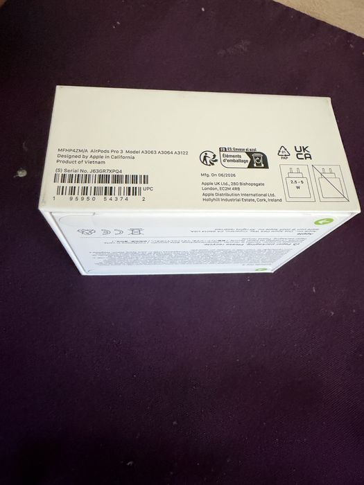 Casti AirPods pro 3 noi/sigilate/originale.