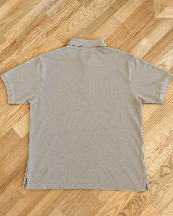 Tricou Polo Lacoste bărbați, mărimea XL, bej, 100% bumbac, logo crocodil brodat