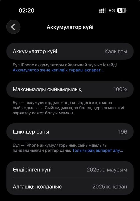 Apple iPhone 16 Pro Max 256GB 100%