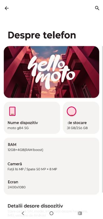 moto g84 5G nu chiar într o stare foarte bună