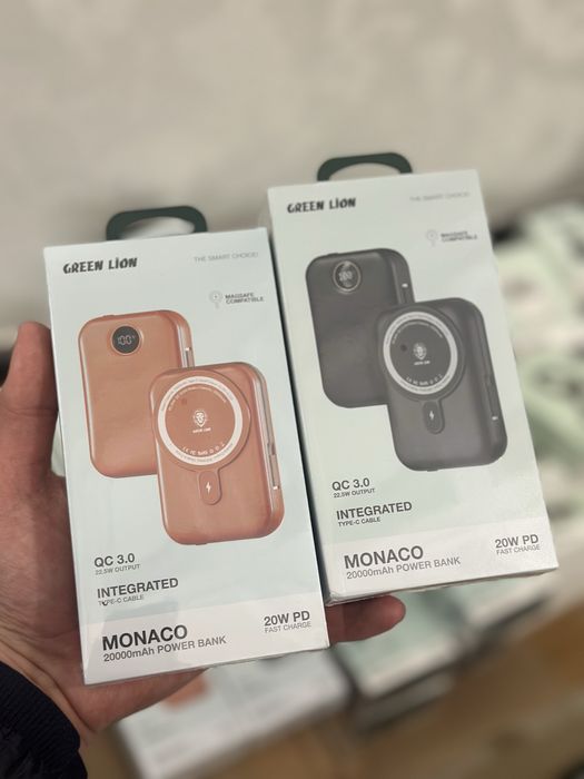 Green lion Monaco powerbank 20.000mAH