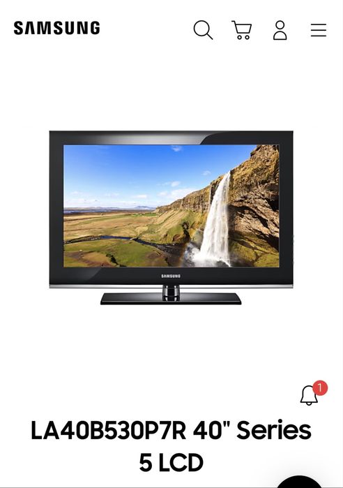 Телевизор Samsung LA40B530P7R 40" Series 5 LCD