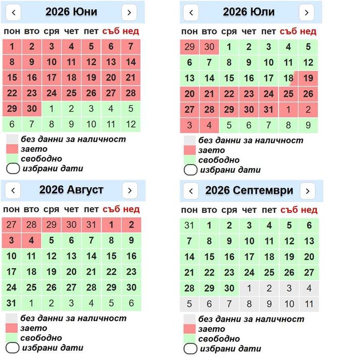 Първа линия за нощувки, 2-ст. + отделна кухня, жк Лазур, Бургас