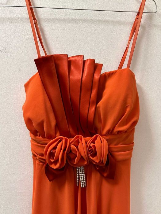 Rochie damă portocalie