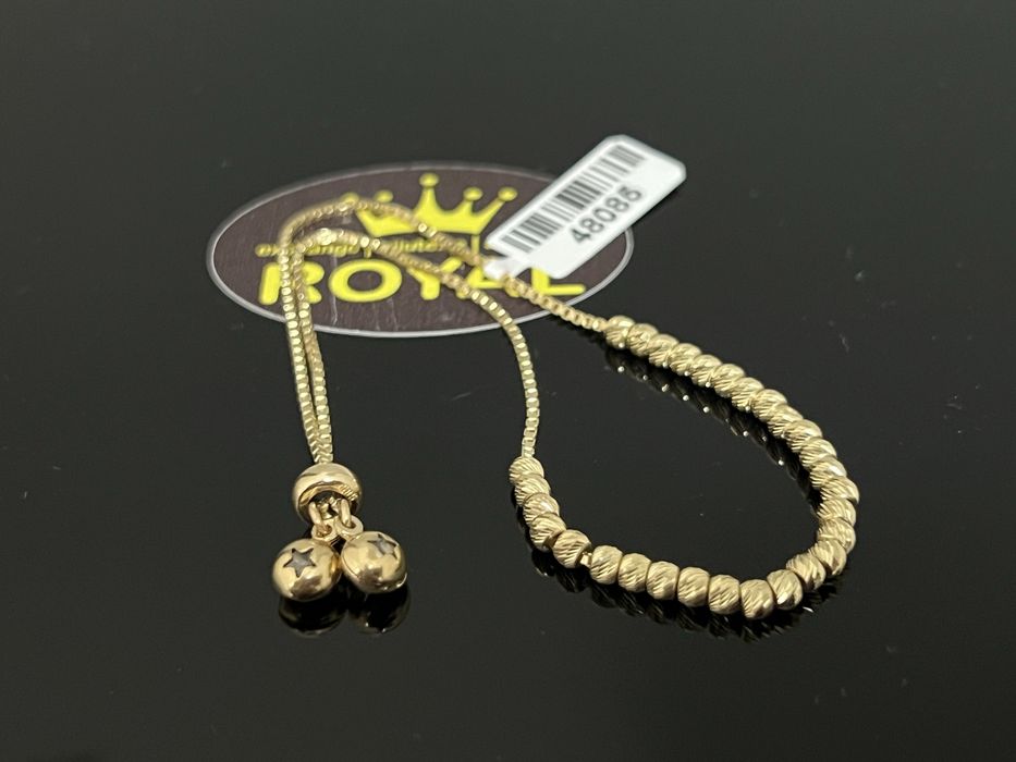 Bijuteria Royal CB: Bratara picior aur 14k 4,53gr