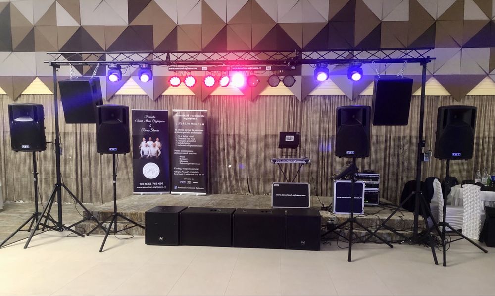 De închiriat boxe lumini sisteme sunet, sonorizare pentru formatii /dj