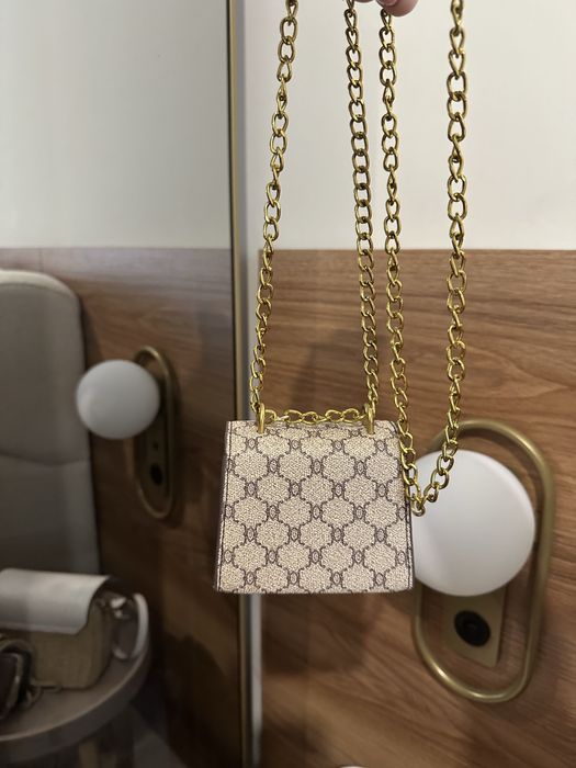 Мини чанти в кафяво и циклама